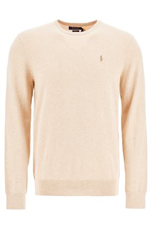 Light brown cotton sweater RALPH LAUREN | 710890558505BROWN